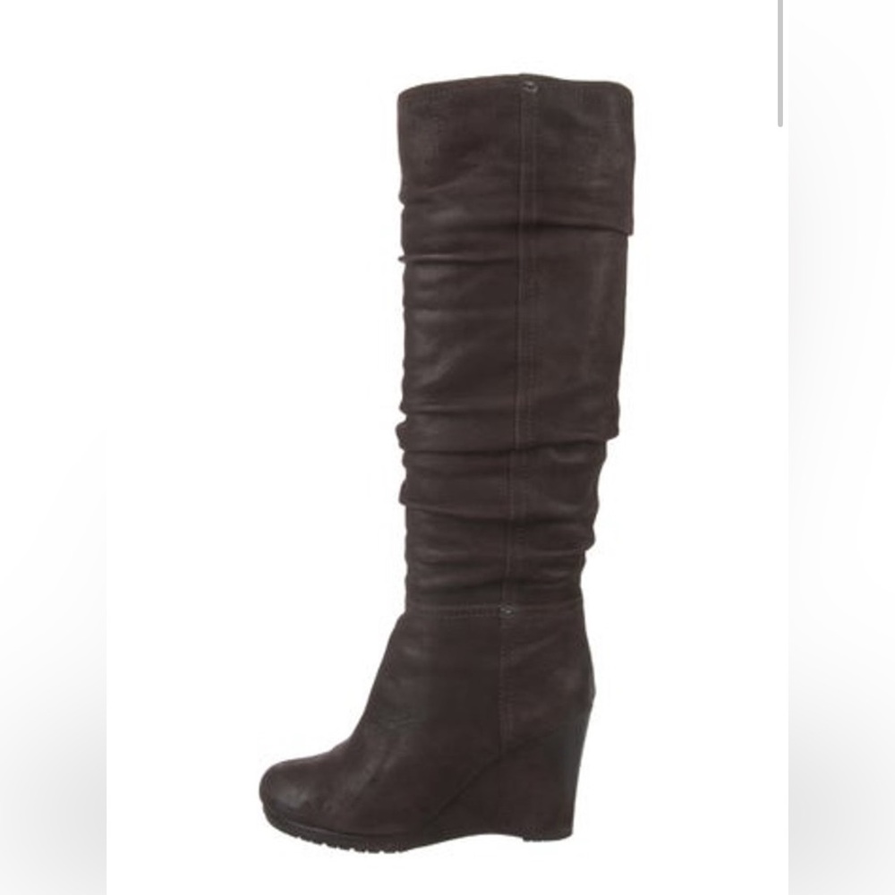 Prada Sport leather slouch boot